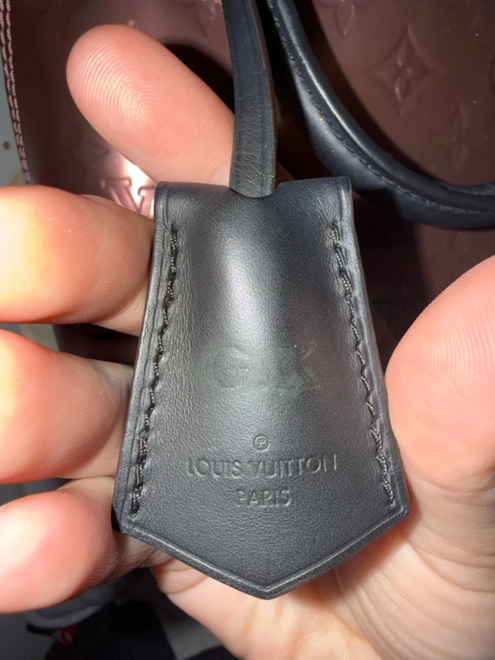 Louis Vuitton Alma BB Rose Cuivre Vernis - Picture 13 of 16